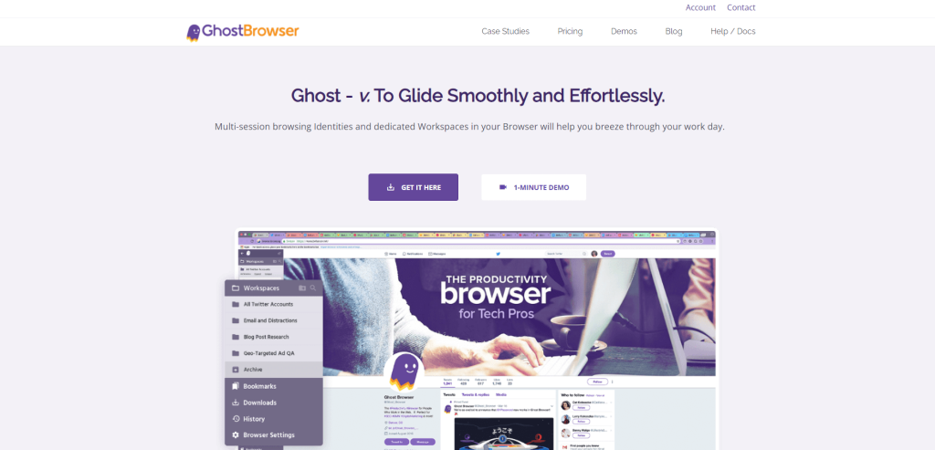 GhostBrowser网站主页