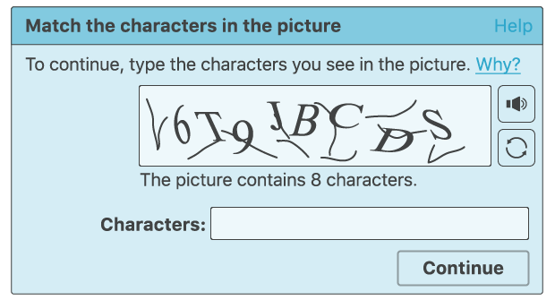 基于文本的CAPTCHA