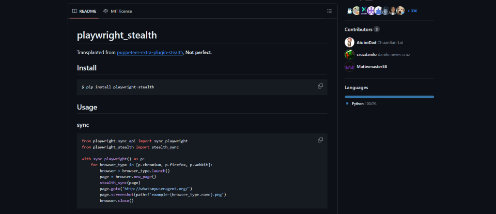 Playwright stealth 插件