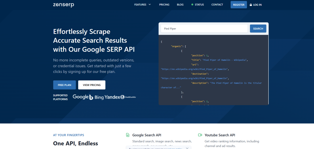 Zenserp 的 SERP API