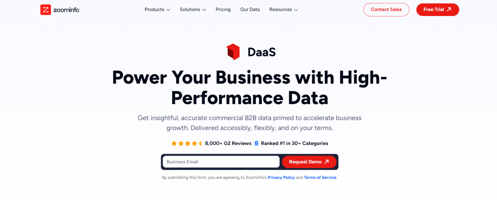 Zoominfo B2B 数据